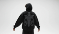 Oversized Boxy Skeleton Zip-up
